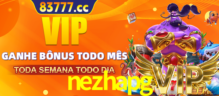 Banner promocional do nezhapg oferecendo 100% de recompensas adicionais contínuas para quem fizer o login diário (Daily sign-in), com um mascote de coelho.