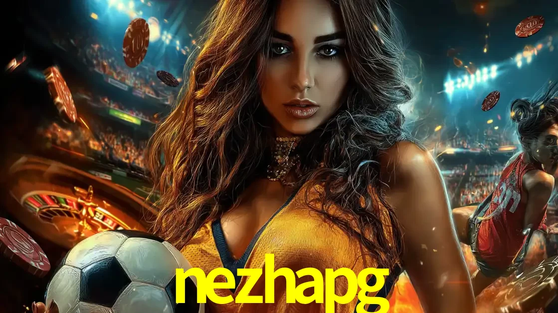 Mulher segurando uma bola de futebol em uma montagem que mistura a paixão esportiva com a emoção da roleta de cassino, tudo disponível na plataforma nezhapg.